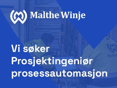 Prosjektingeniør Prosessautomasjon