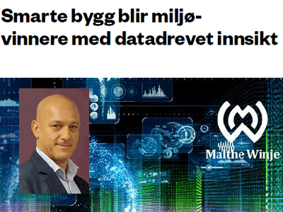 smarte bygg blir miljøvinnere med datadrevet innsikt