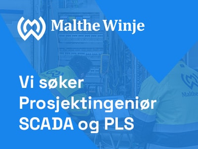 Vi søker etter prosjektingeniør, SCADA og PLS. Her har du mulighet til utfordrende oppgaver både i felt og på kontoret.
