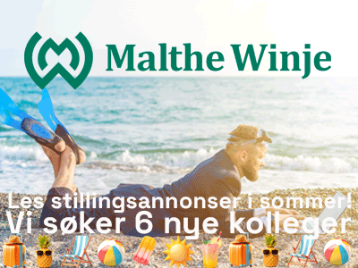 Malthe Winje søker 6 nye flinke kolleger - Salgsingeniør, Prosjektleder, Prosjektingeniør, Energirådgiver, Administrasjonsmedarbeider, Lærling