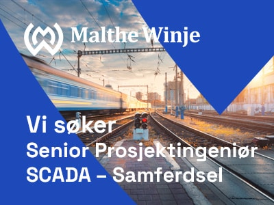 Vi søker Senior Prosjektingeniør SCADA Samferdsel
