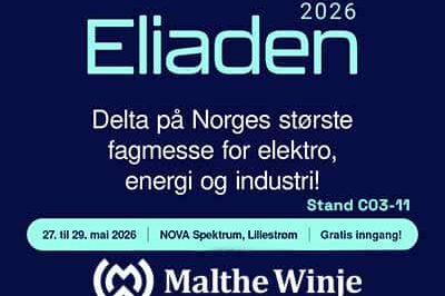 Eliaden 2026 Malthe Winje deltar på stand C03-11