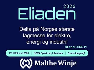 Eliaden 2026 Malthe Winje deltar på stand C03-11