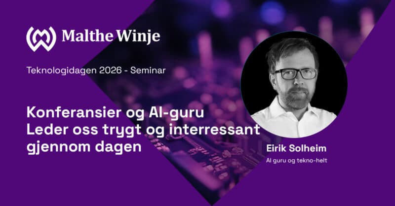 konferansiier Eirik Solheim, AI-guru og Nerd